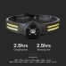 VT-9901 3W SMD + 5W COB Silicon naglavna svetilka