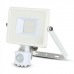 VT-20-S 20W LED reflektor s senzorjem bel4000K VT-20-S 20W LED reflektor s senzorjem bel4000K