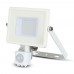 VT-30-S 30W LED reflektor s senzorjem bel 4000K VT-30-S 30W LED reflektor s senzorjem bel 4000K