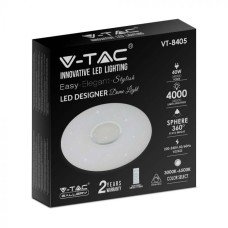 VT-8405 40W LED svetilka CCT daljinsko upravljanje